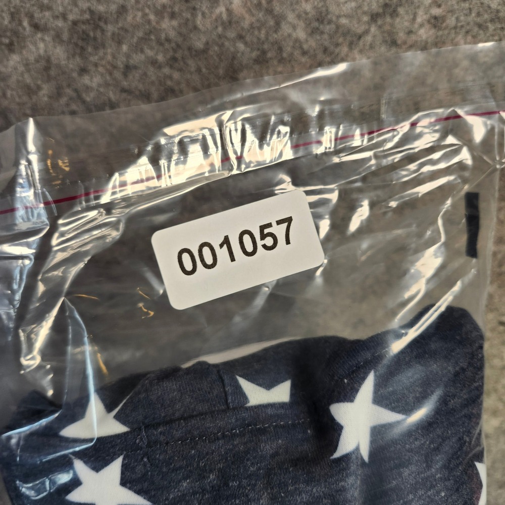 Michelle Mae‎ Womens American Flag Hoodie Stars and Stripes Patriotic Medium NEW - Picture 12 of 13